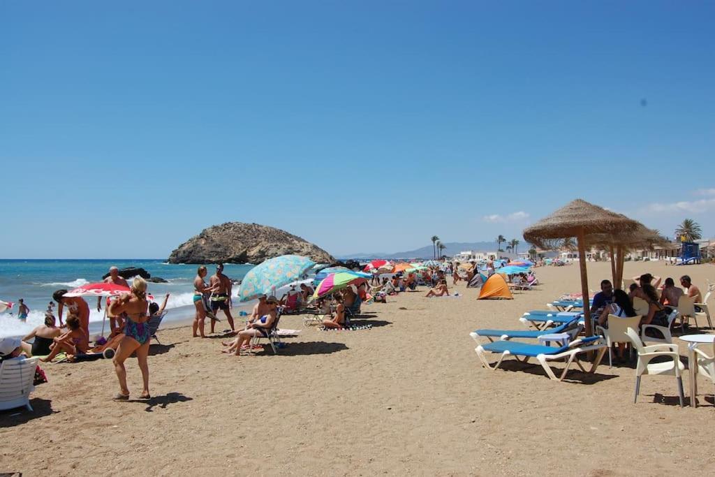 Vila Precioso Duplex Con Piscina, En 1ª Linea De Playa El Puerto de Mazarrón Exteriér fotografie